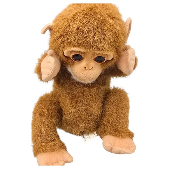 Vtg Hasbro Furreal Friends Plush Animals Set Of 4 Pig Monkey Penguin Dog 2006 - Picture 5 of 12